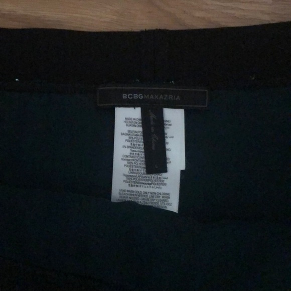 BCBG sequin green skirt - Picture 2 of 2